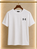 Under Armour Tricou Bărbați Alb 100% Bumbac Premium