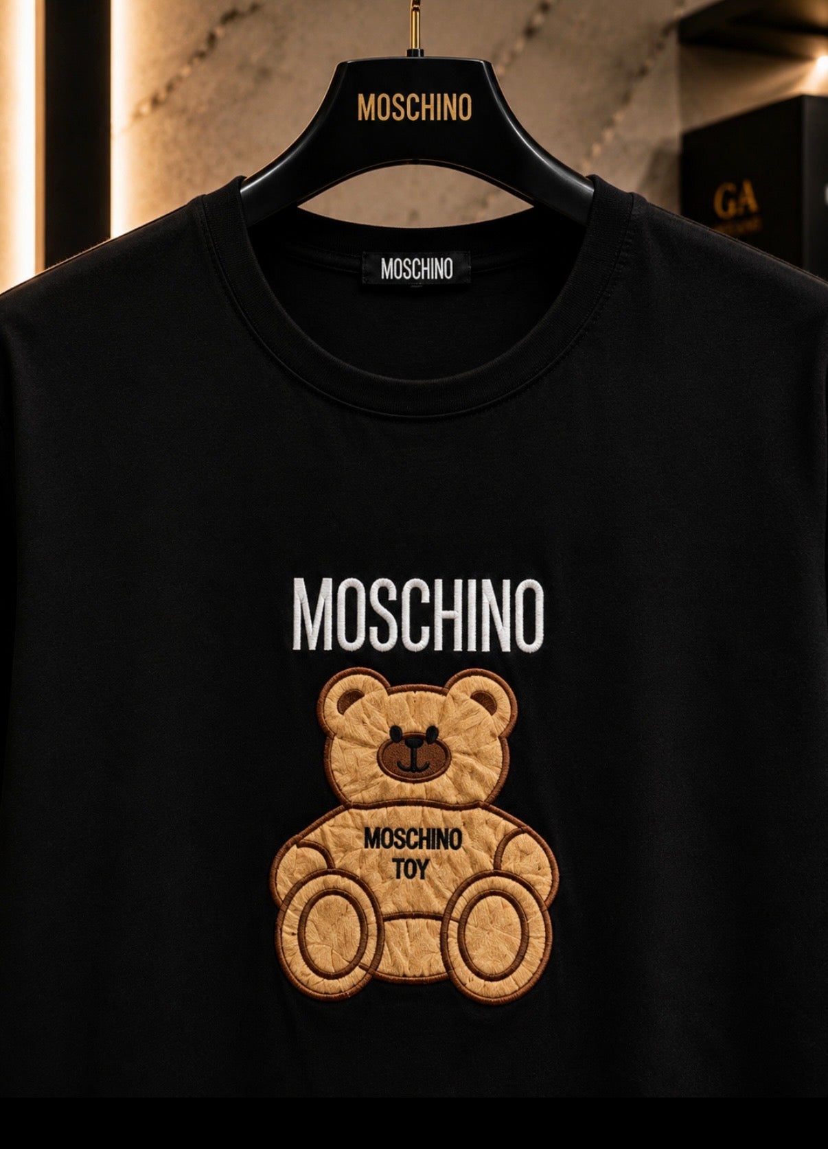 Moschino Teddy Black Tee