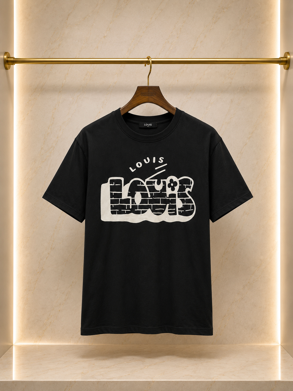 Louis Tricou bărbătesc negru