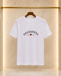 Dsquared2 – Tricou alb pentru bărbați cu logo brodat