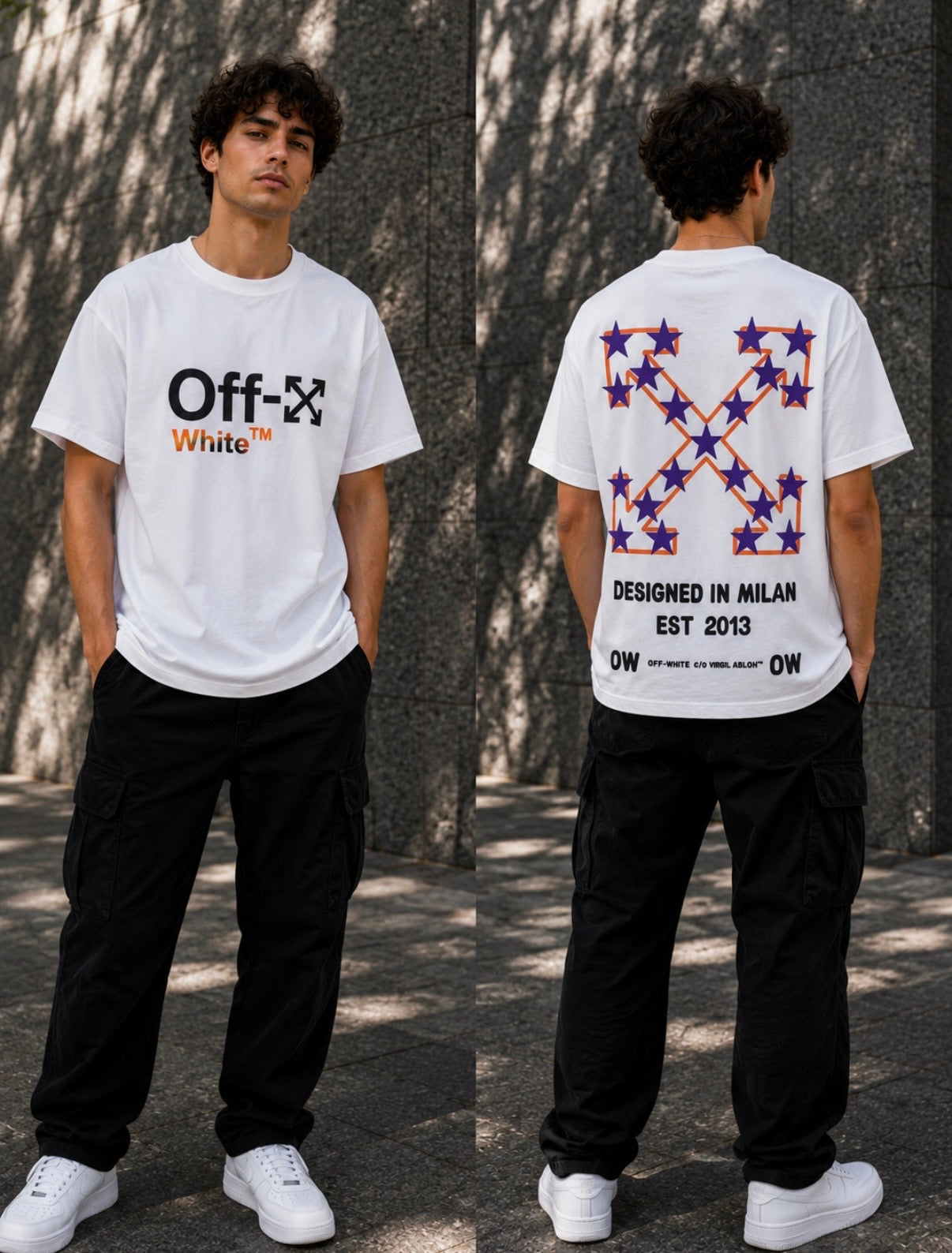 Off White White T-Shirt – Alb