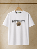 Off-White – Tricou Premium Alb cu Imprimeu KAWS