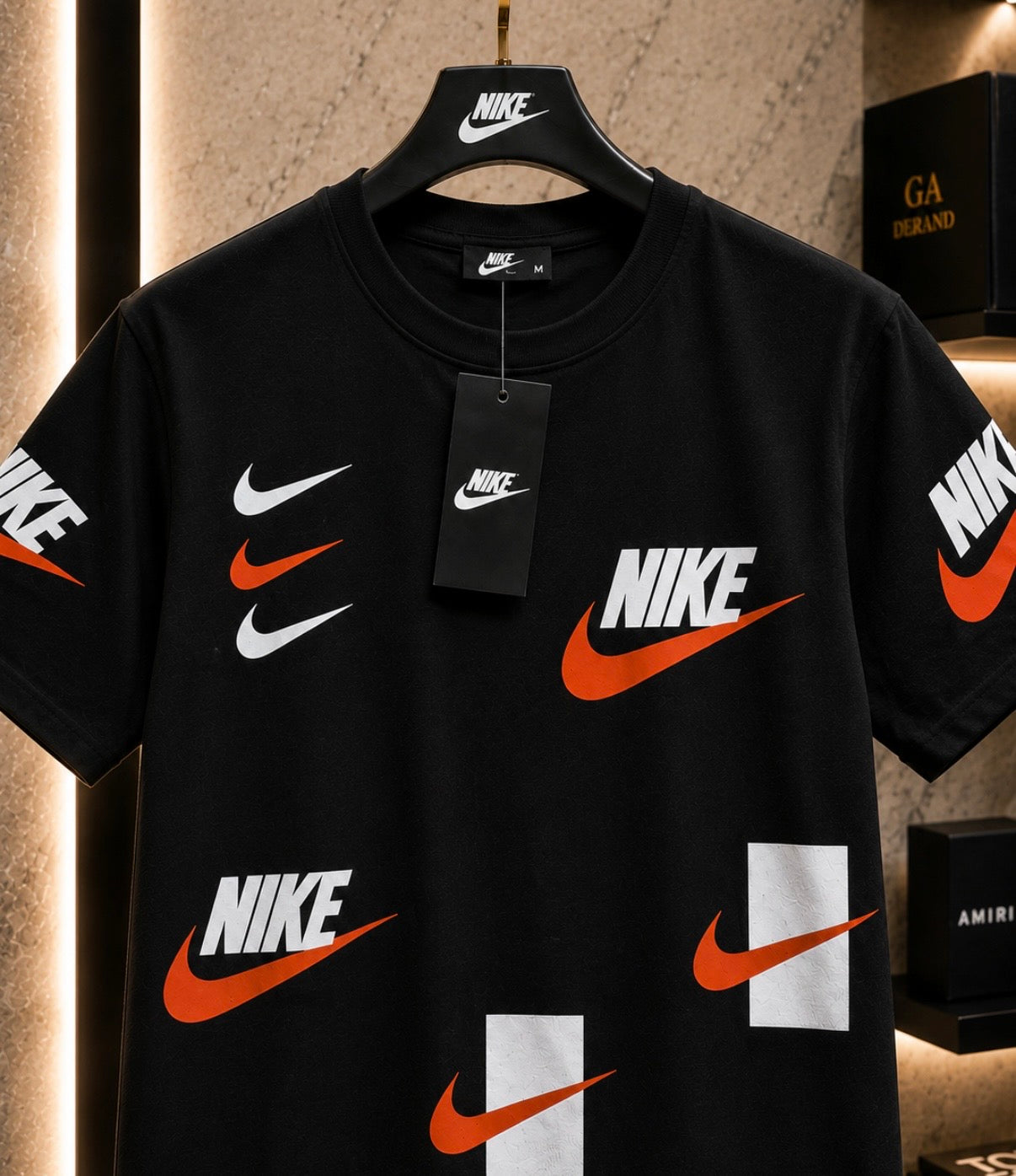 Nike All Over Black T-Shirt