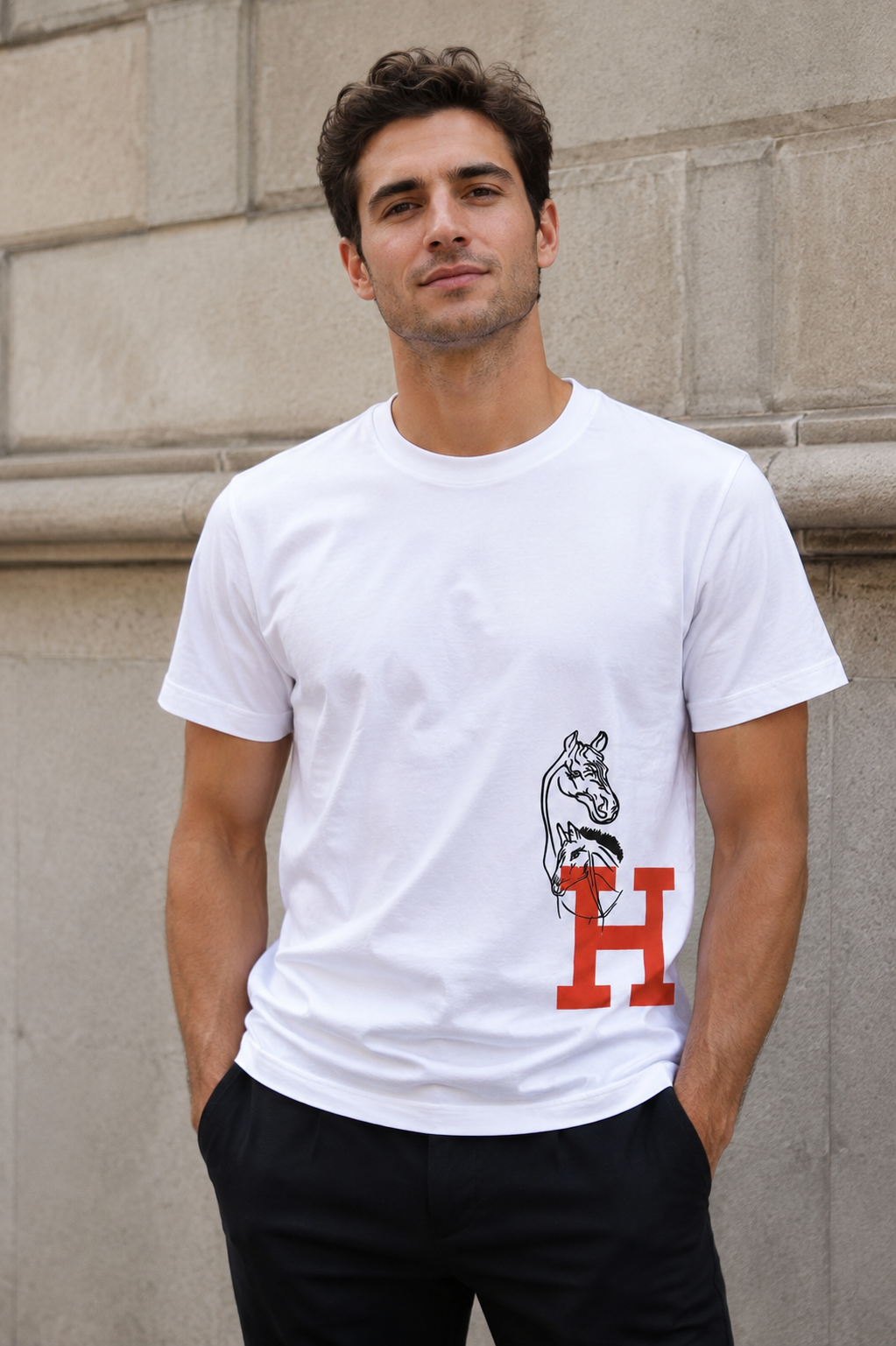 Hermès Bărbați – Bumbac Premium