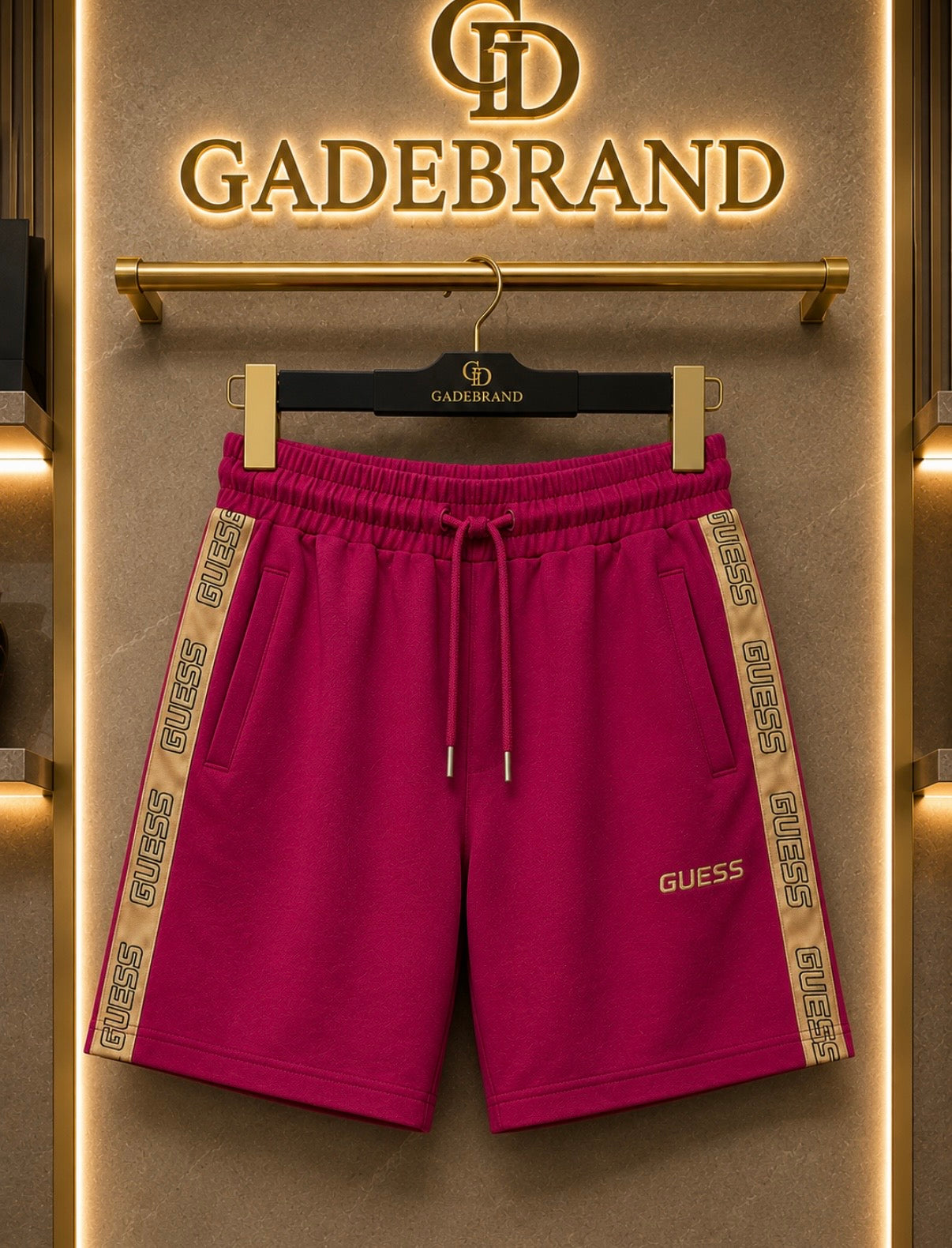 Women’s Guess Pantaloni Scurți – Fucsia