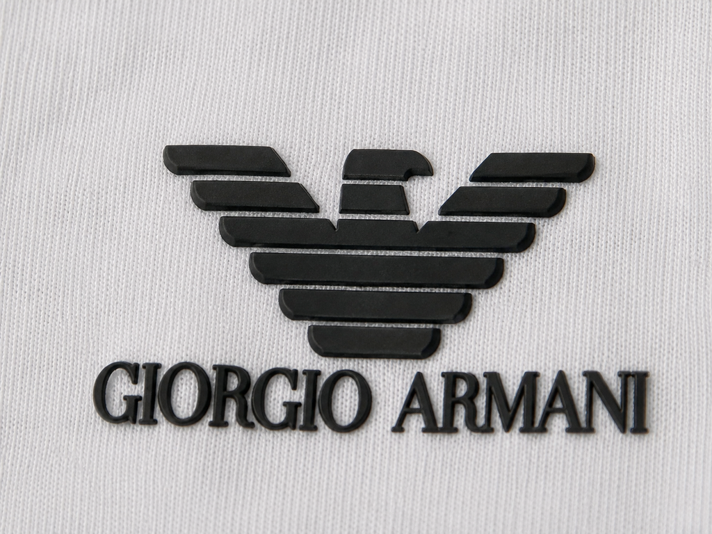Giorgio Armani – Tricou alb pentru bărbați