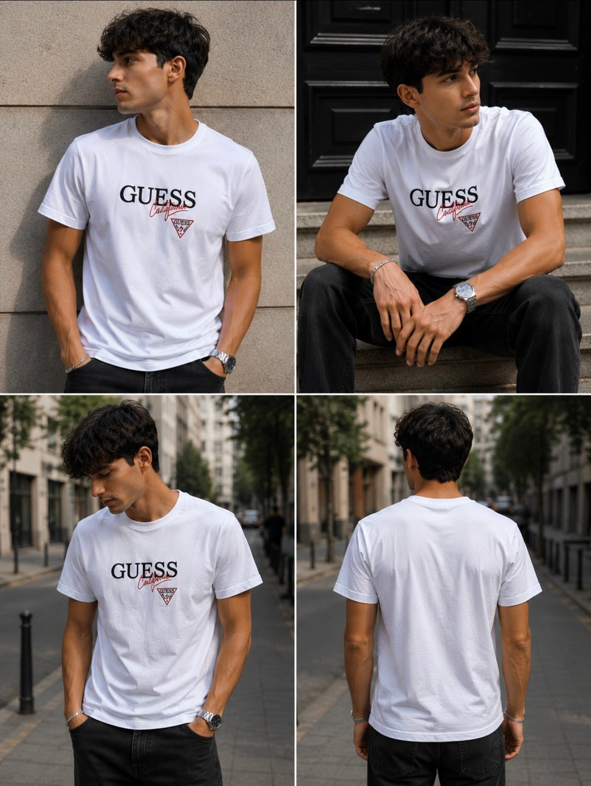 GUESS California White Tee