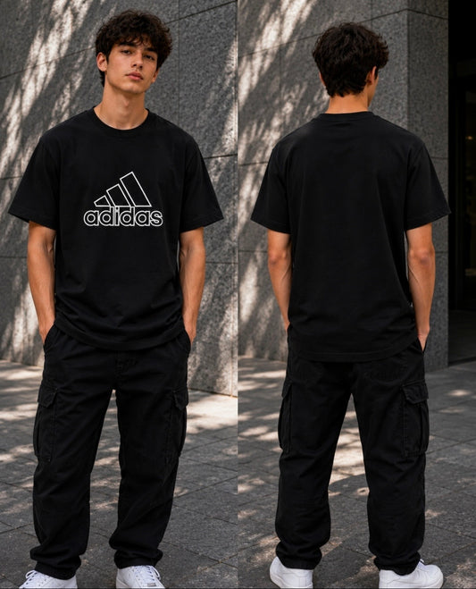 Adidas Black Logo T-Shirt