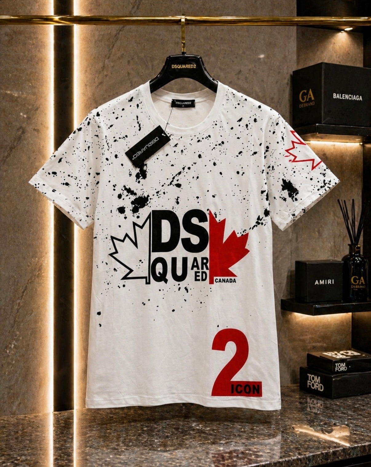 Dsquared2 ICON White Tee