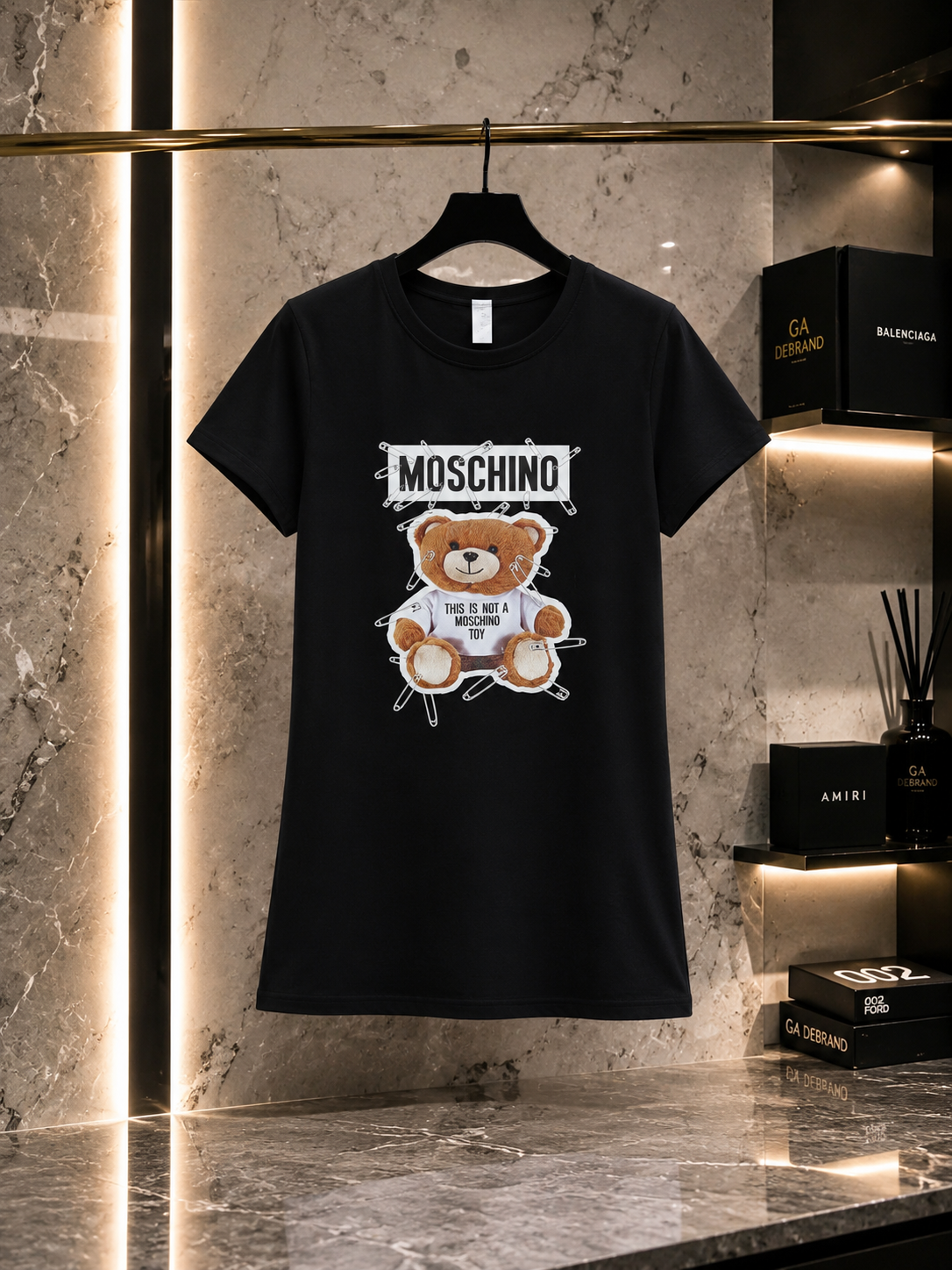 Women’s Moschino Bear Cotton T-Shirt | Casual Fashion Tee